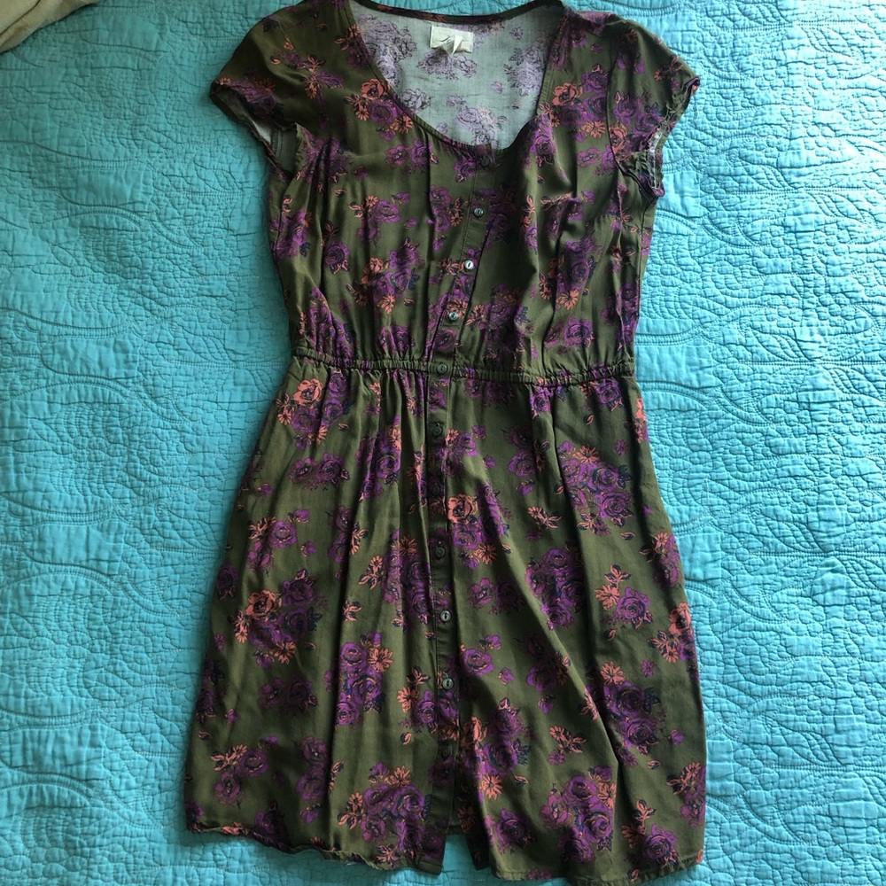 Button up dress
